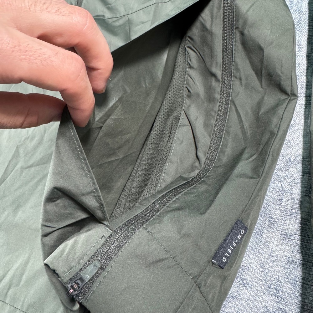 Nike Oregon Ducks Windbreaker Mens XL Olive Green 1/4 Zip Pullover Jacket NCAA - Picture 10 of 11